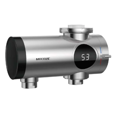 Проточный кран-водонагреватель MIXXUS Electra 7700E CHROME 3,3 kW с креплением на излив (MI6511) Проточный кран-водонагреватель MIXXUS Electra 7700E CHROME 3,3 kW с креплением на излив (MI6511)